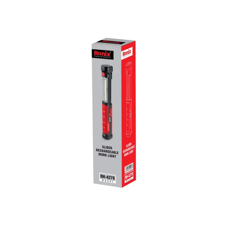 چراغ قوه کشویی 3,7 ولت شارژی مدل RH-4279 رونیکس