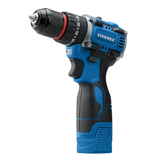 دریل شارژی ٢ باطری براشلس VR1608-BLX ویوارکس