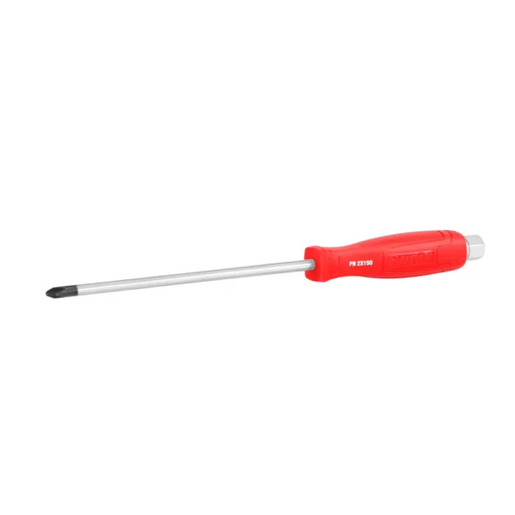 پیچ گوشتی ضربه خوردسته پلاستیکی 150*2 چهارسو مدل 2932 رونیکس